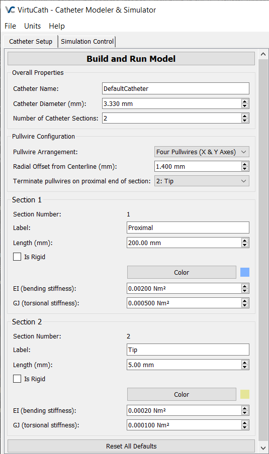 Section Construction