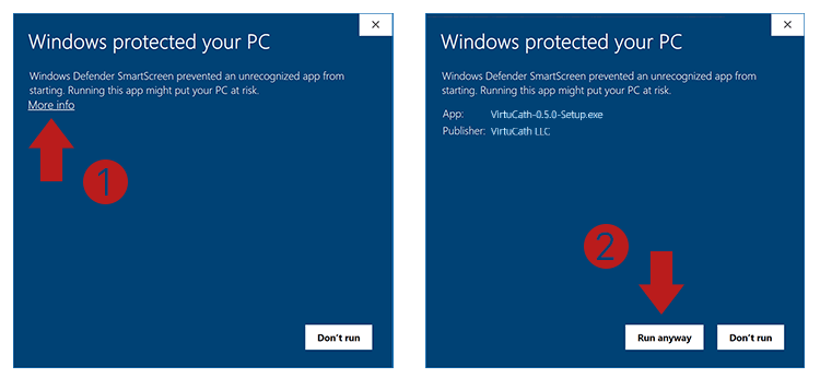 Windows Defender SmartScreen Instructions